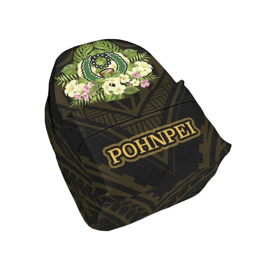 Pohnpei Backpack - Polynesian Gold Patterns Collection