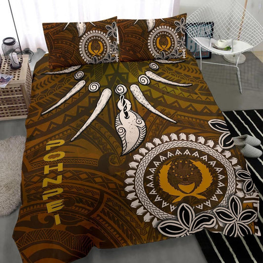 Pohnpei Bedding Set - Polynesian Boar Tusk