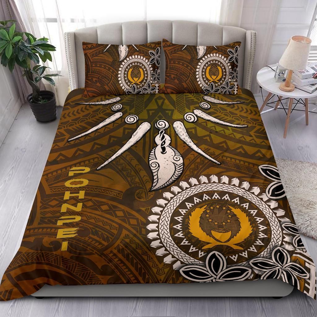 Pohnpei Bedding Set - Polynesian Boar Tusk