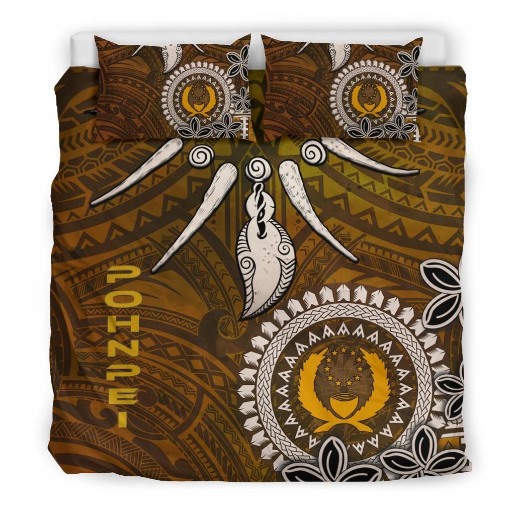 Pohnpei Bedding Set - Polynesian Boar Tusk