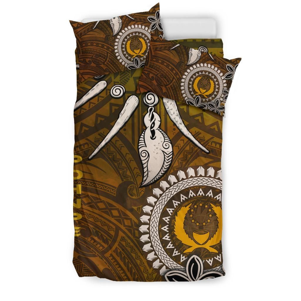 Pohnpei Bedding Set - Polynesian Boar Tusk