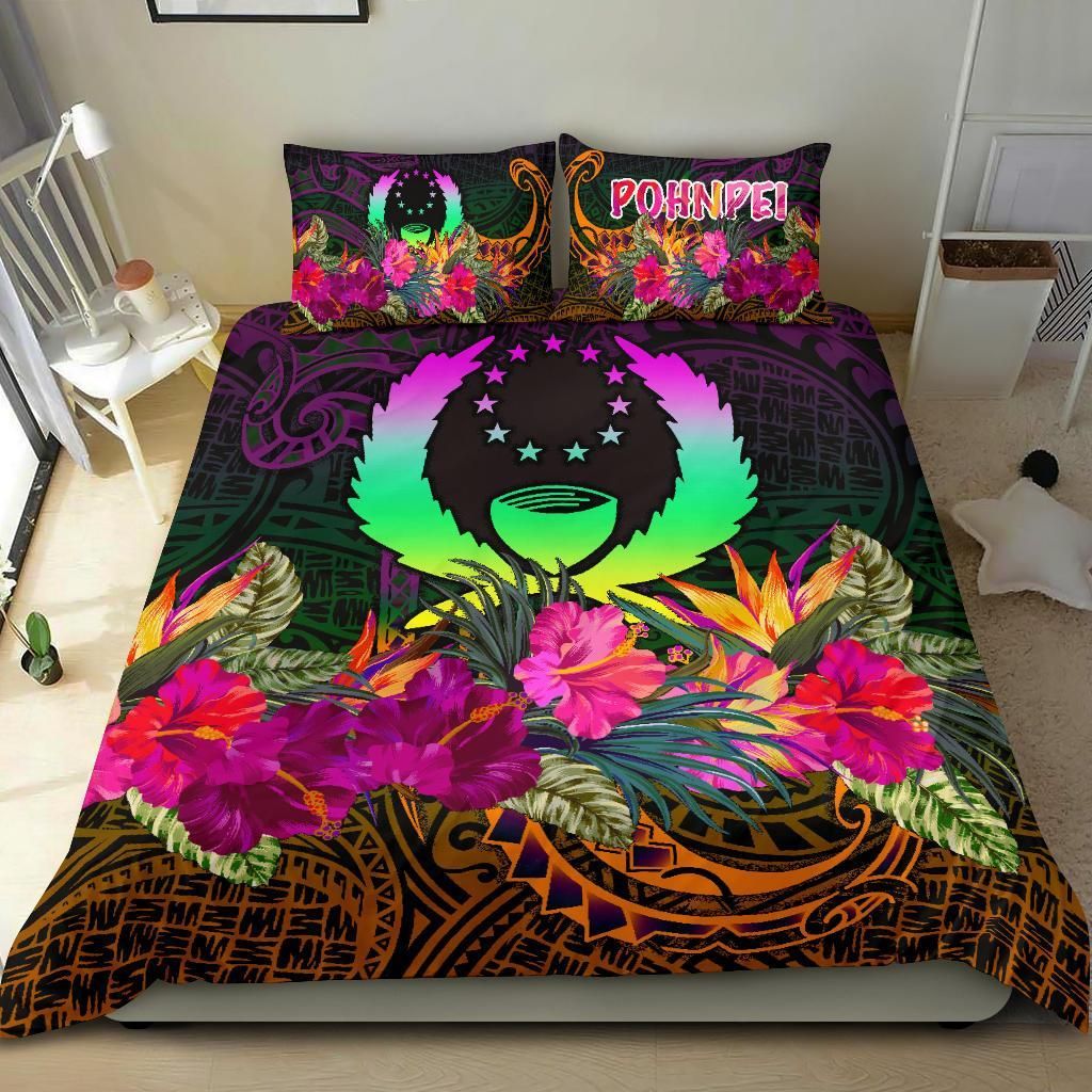 Pohnpei Bedding Set - Summer Hibiscus