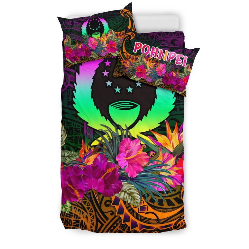 Pohnpei Bedding Set - Summer Hibiscus