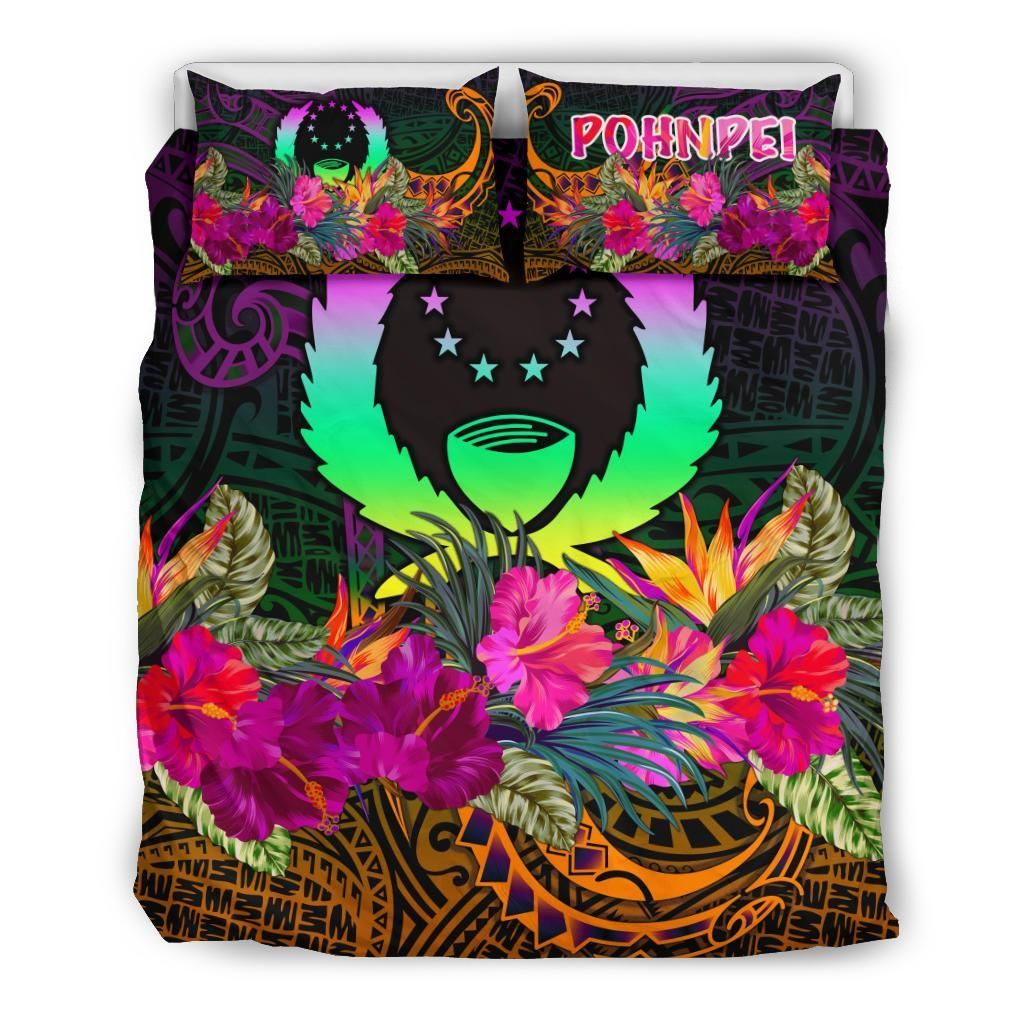 Pohnpei Bedding Set - Summer Hibiscus