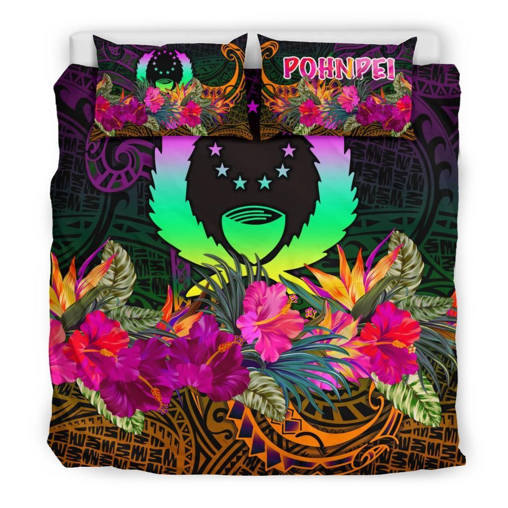 Pohnpei Bedding Set - Summer Hibiscus