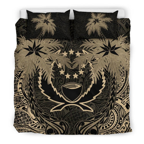 Pohnpei Duvet Cover Set - Pohnpei Flag Coconut (Duvet Cover)