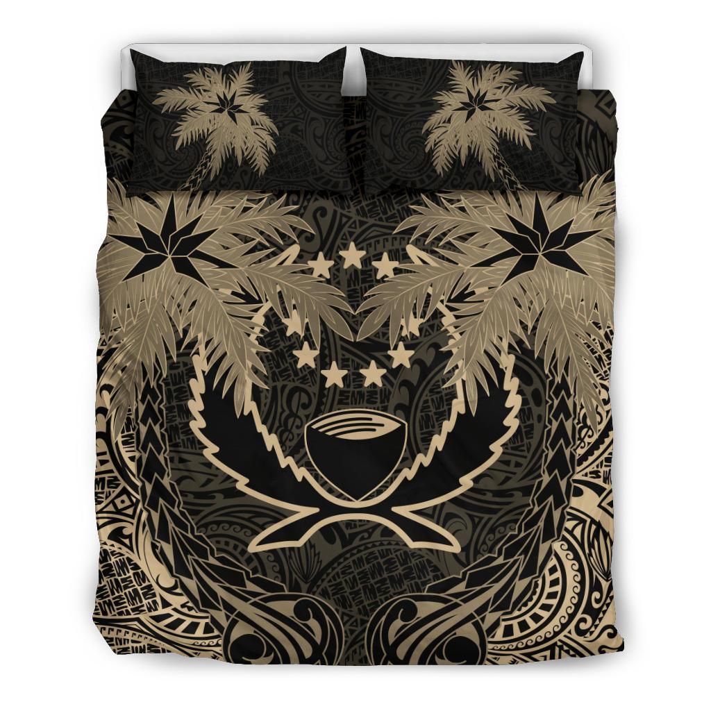 Pohnpei Duvet Cover Set - Pohnpei Flag Coconut (Duvet Cover)