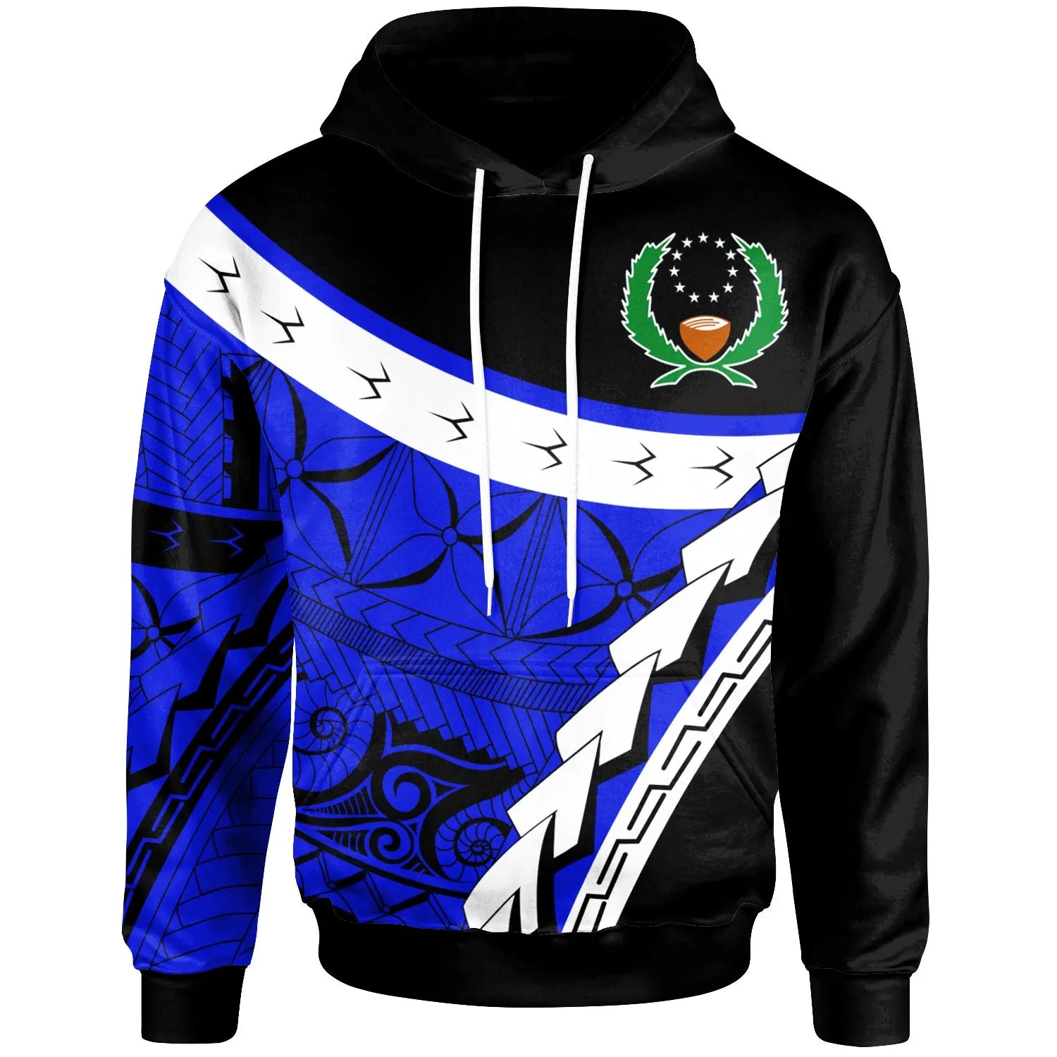 Pohnpei - Custom Personalised Hoodie - Proud Of Pohnpei Blue Color
