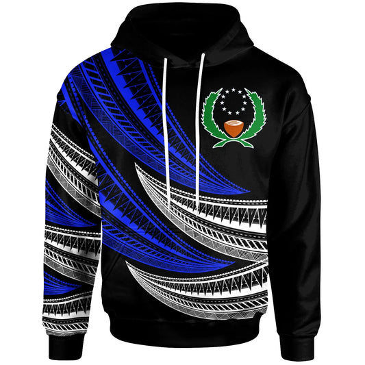 Pohnpei - Custom Personalised Hoodie - Wave Pattern Alternating
