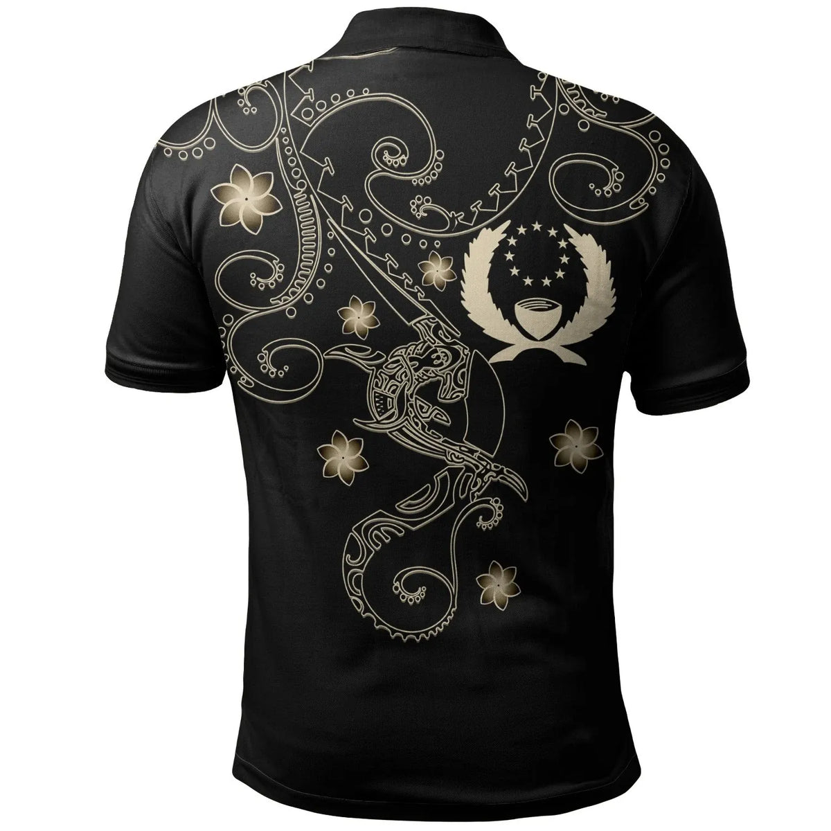 Pohnpei Custom Personalised Polo Shirt - Pohnpei Sea Life