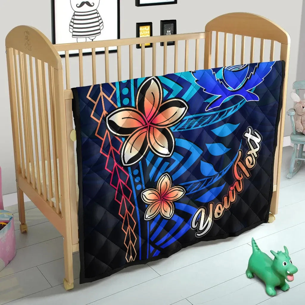 Pohnpei Custom Personalised Premium Quilt - Vintage Tribal Mountain