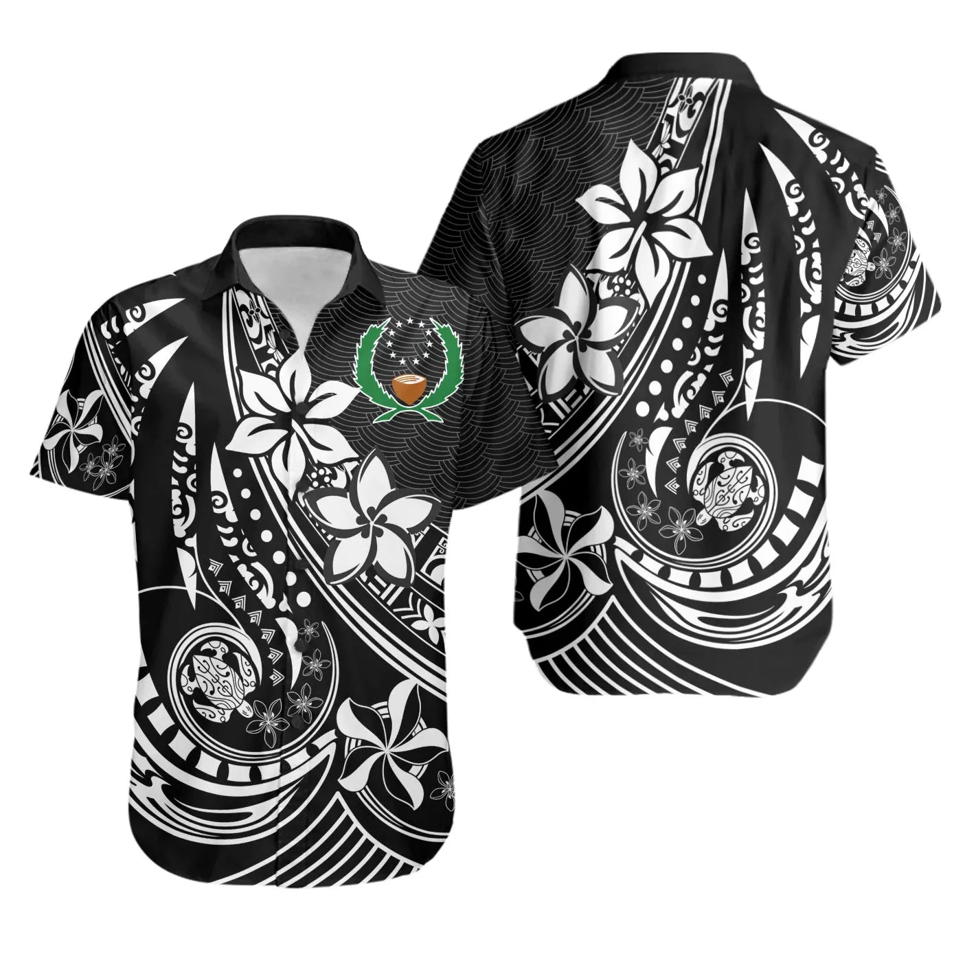 Pohnpei Short Sleeve Shirt - The Flow OF Ocean