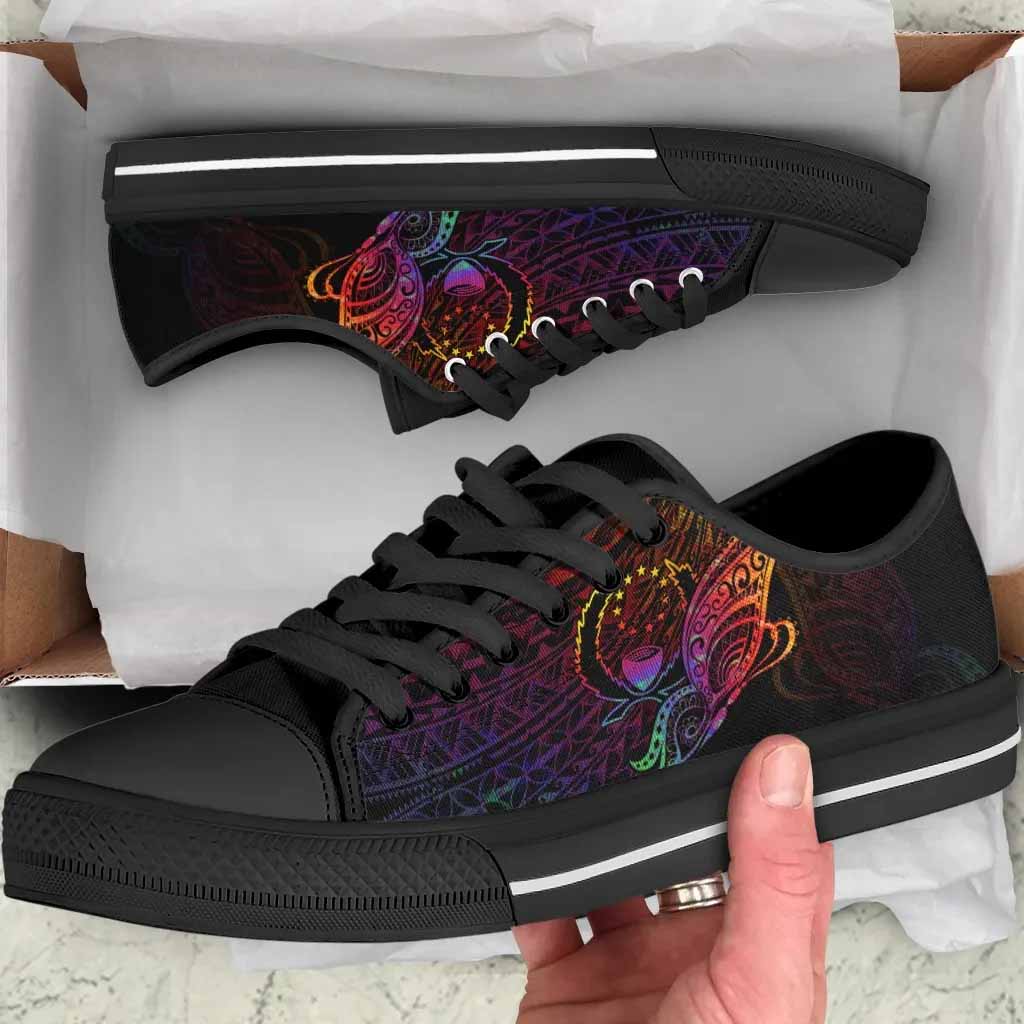 Pohnpei Low Top Shoes - Butterfly Polynesian Style