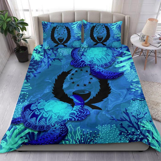 Pohnpei Micronesian Bedding Set - Sea Turtle