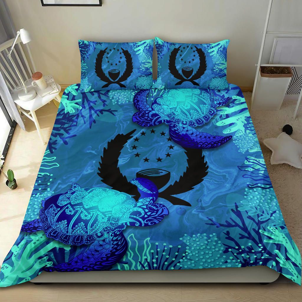 Pohnpei Micronesian Bedding Set - Sea Turtle