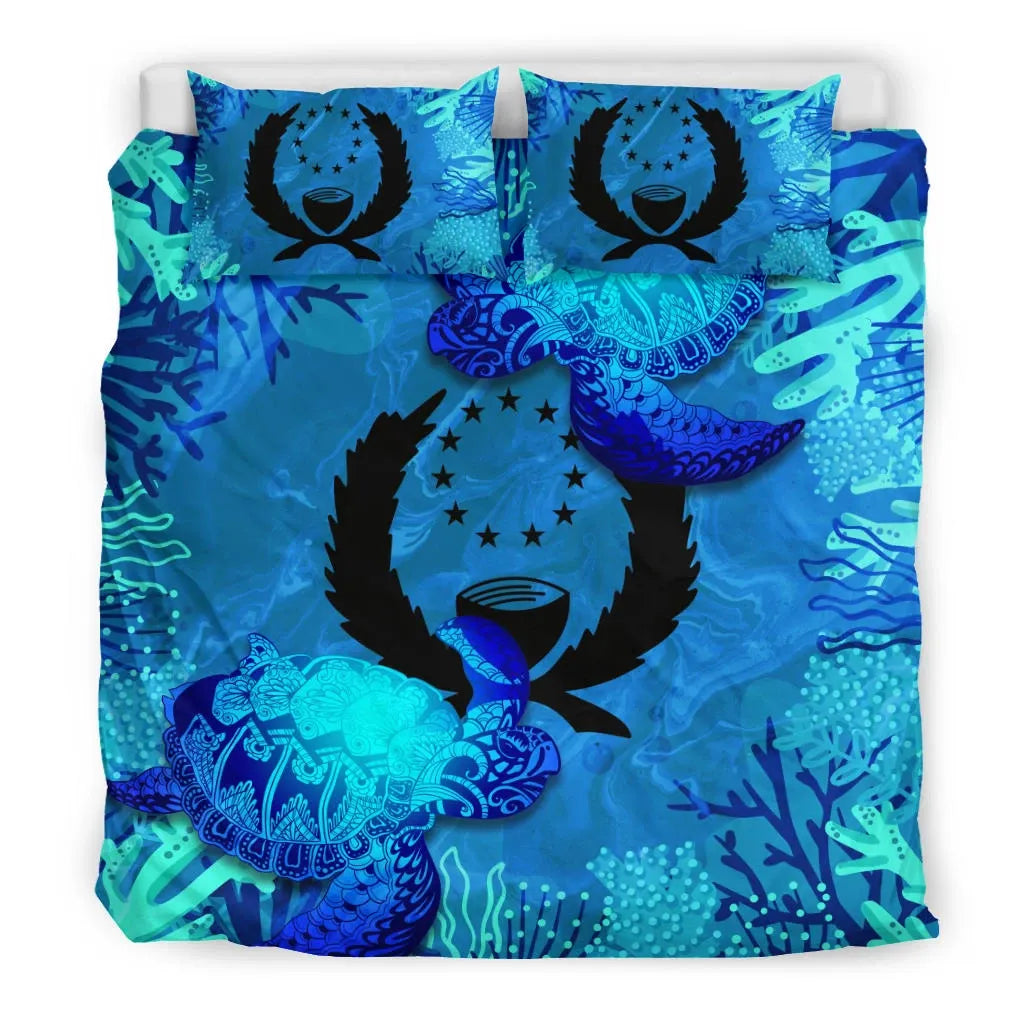 Pohnpei Micronesian Bedding Set - Sea Turtle