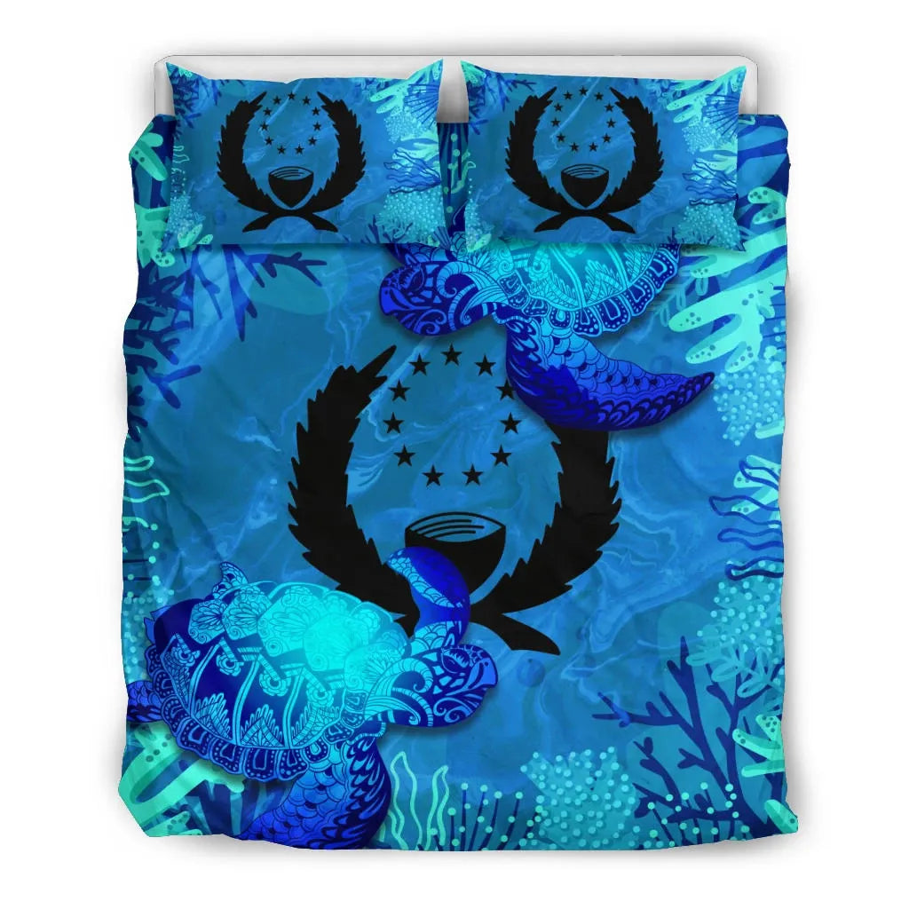 Pohnpei Micronesian Bedding Set - Sea Turtle