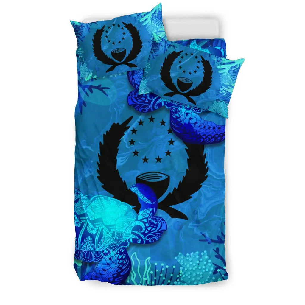 Pohnpei Micronesian Bedding Set - Sea Turtle