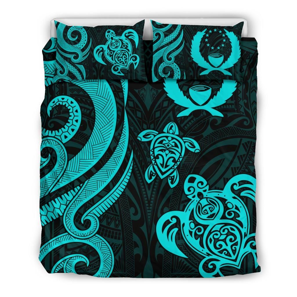 Pohnpei Micronesian Bedding Set - Tentacle Turtle