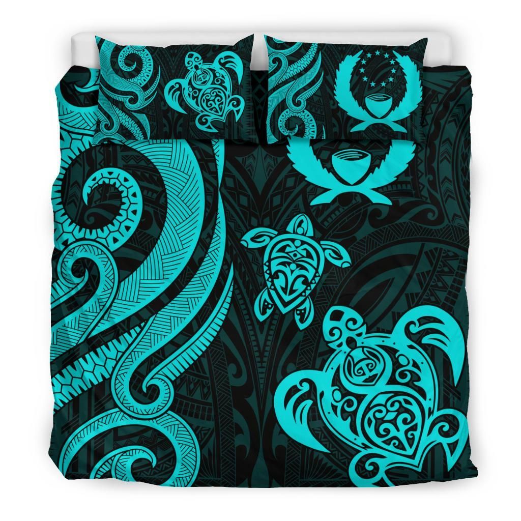 Pohnpei Micronesian Bedding Set - Tentacle Turtle
