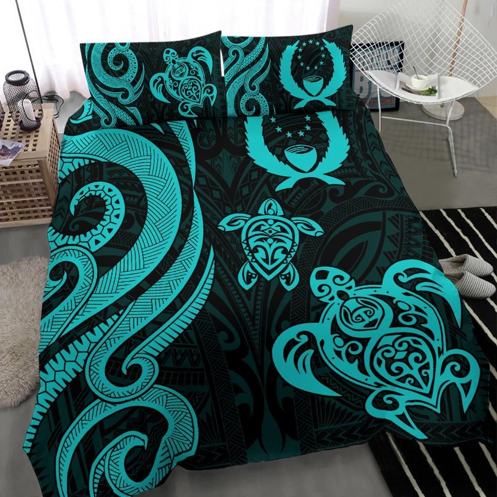 Pohnpei Micronesian Bedding Set - Tentacle Turtle