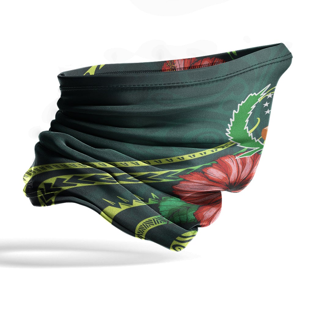 Pohnpei Neck Gaiter - Hibiscus With Seal