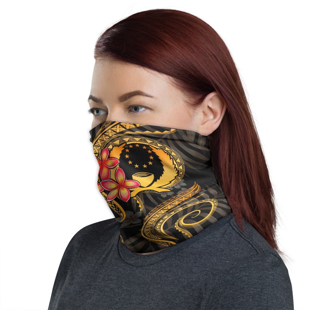 Pohnpei Neck Gaiter - Plumeria Gold