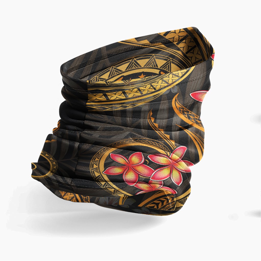 Pohnpei Neck Gaiter - Plumeria Gold