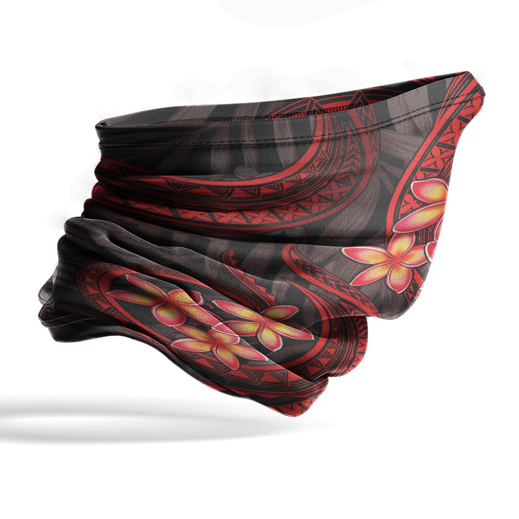 Pohnpei Neck Gaiter - Plumeria Red