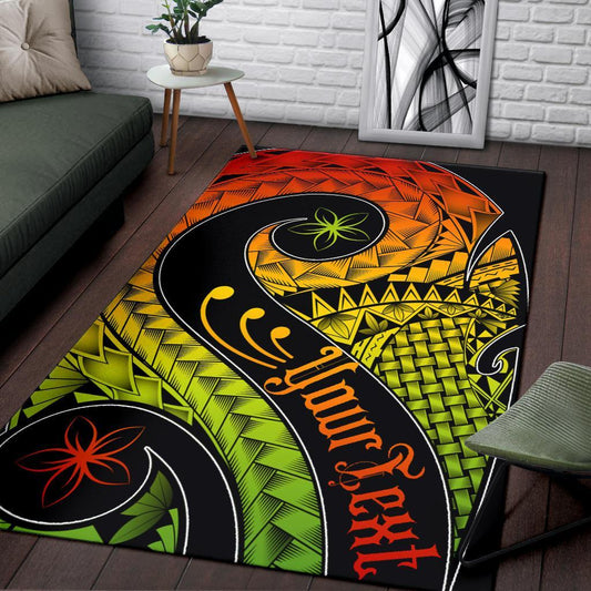 Pohnpei Personalised Area Rug - Polynesian Decorative Patterns