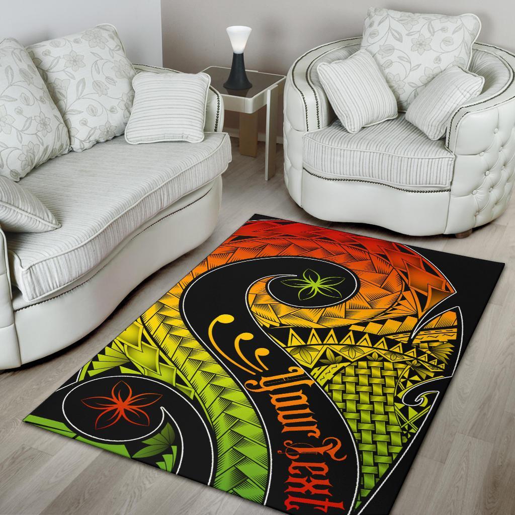 Pohnpei Personalised Area Rug - Polynesian Decorative Patterns