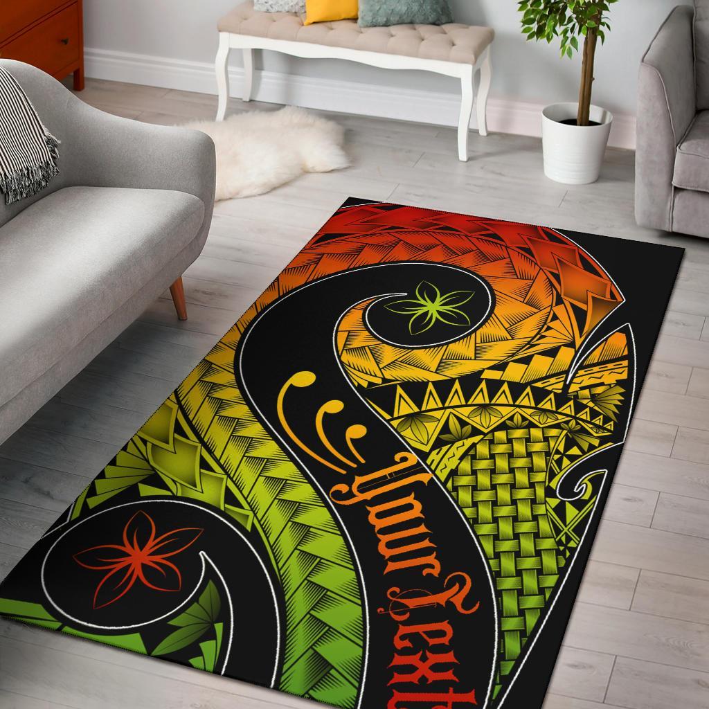 Pohnpei Personalised Area Rug - Polynesian Decorative Patterns