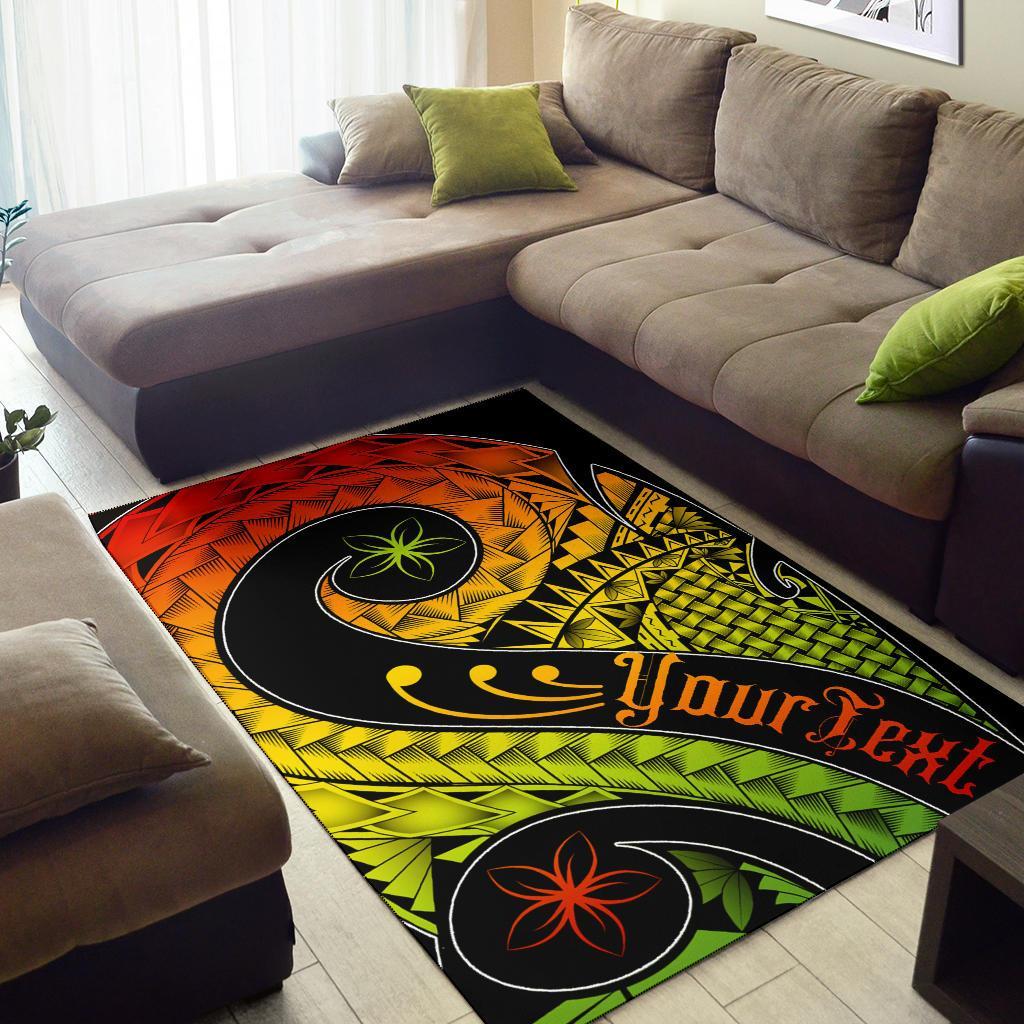 Pohnpei Personalised Area Rug - Polynesian Decorative Patterns