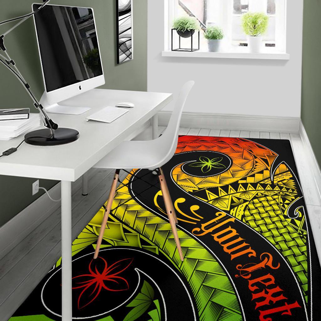 Pohnpei Personalised Area Rug - Polynesian Decorative Patterns