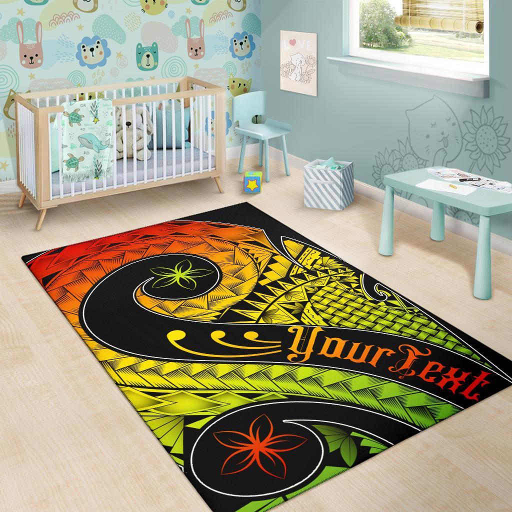 Pohnpei Personalised Area Rug - Polynesian Decorative Patterns
