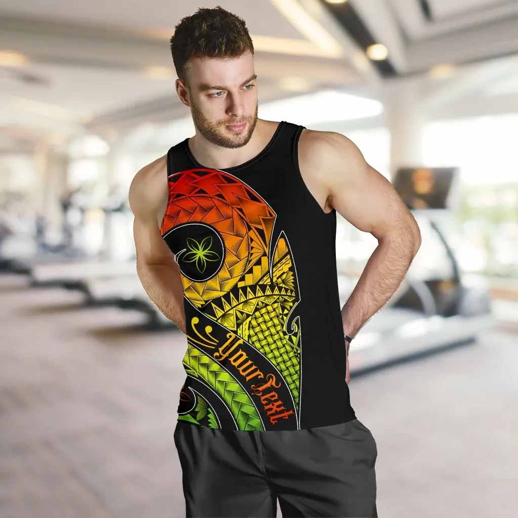 Pohnpei Personalised Men Tank Top - Polynesian Decorative Patterns