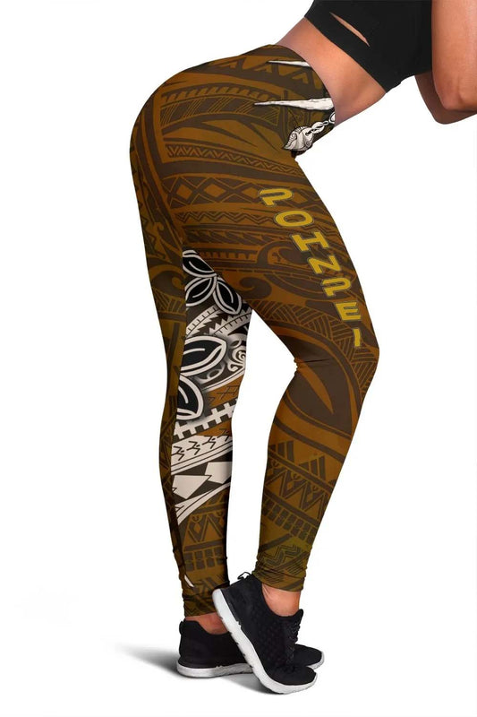 Pohnpei Polynesian Legging - Polynesian Boar Tusk
