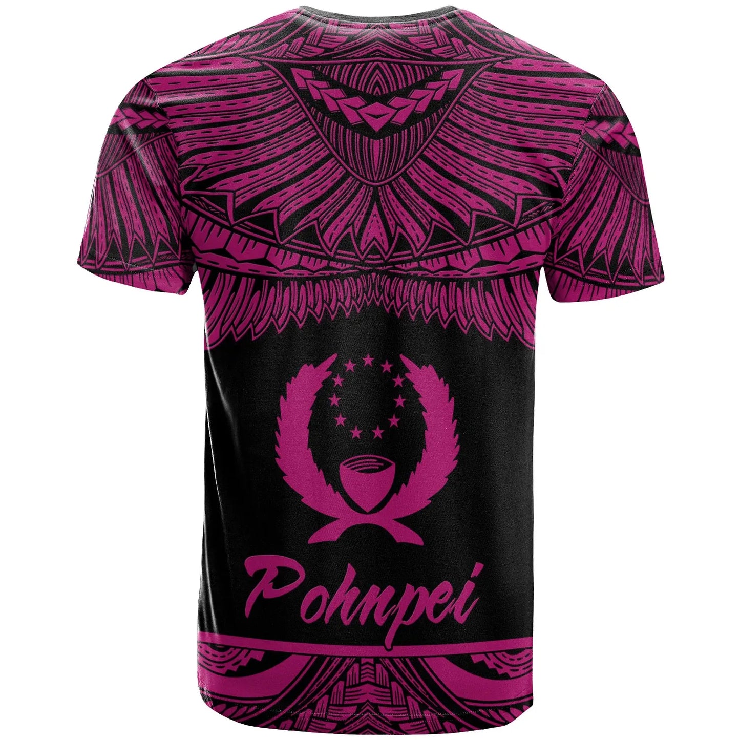 Pohnpei Polynesian T-Shirt - Pohnpei Pride Pink Version