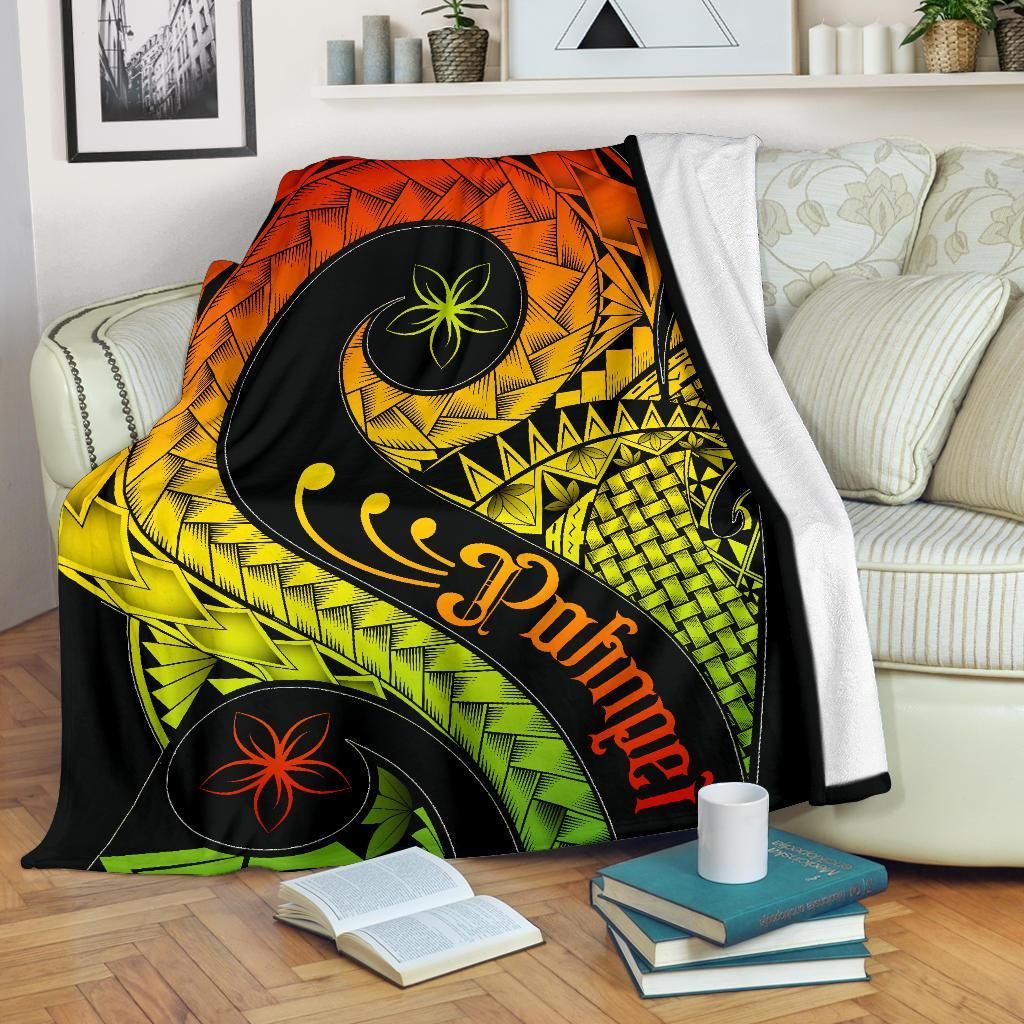 Pohnpei Premium Blanket - Polynesian Decorative Patterns