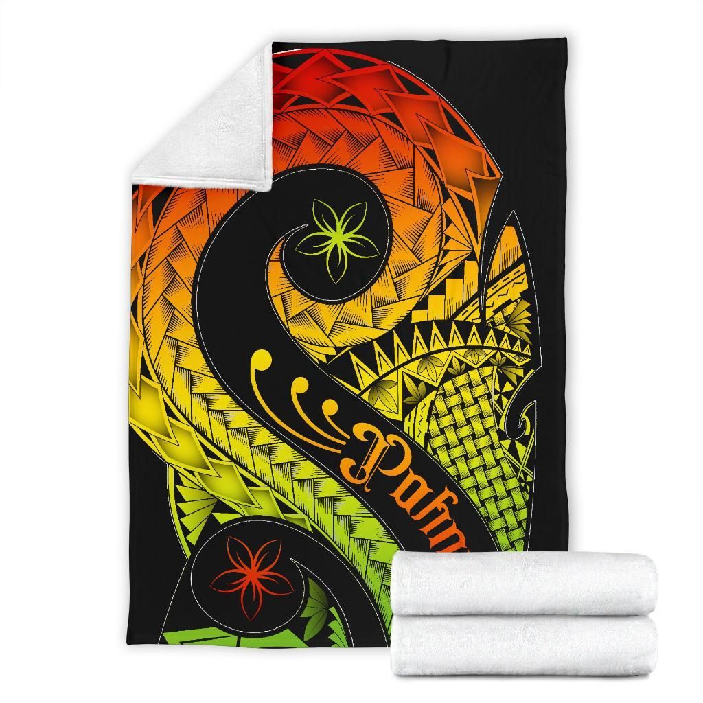 Pohnpei Premium Blanket - Polynesian Decorative Patterns