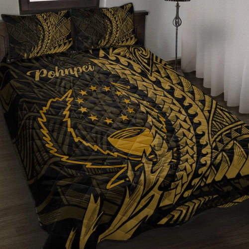 Pohnpei Quilt Bed Set - Wings Style