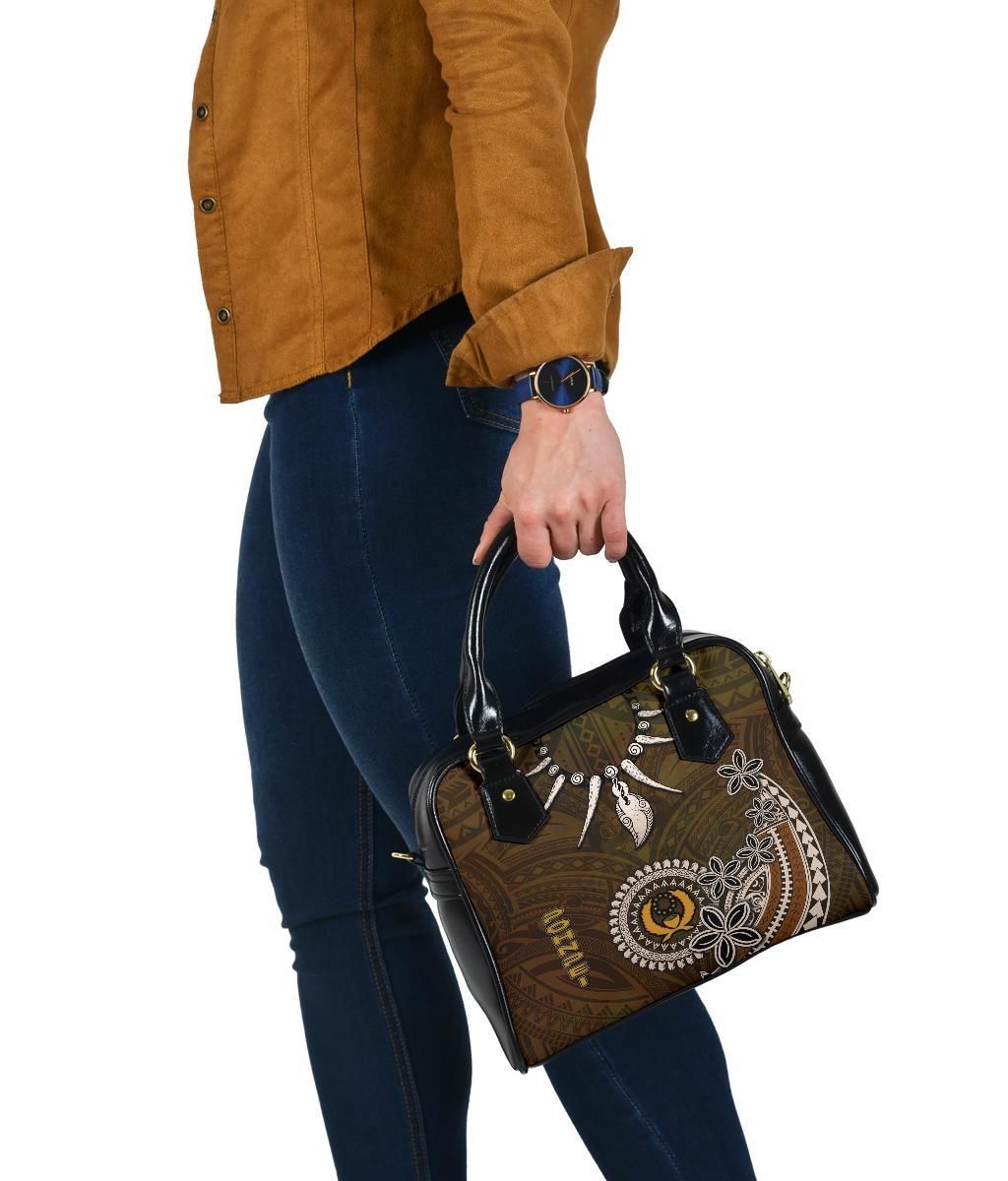 Pohnpei Shoulder Handbag - Polynesian Boar Tusk