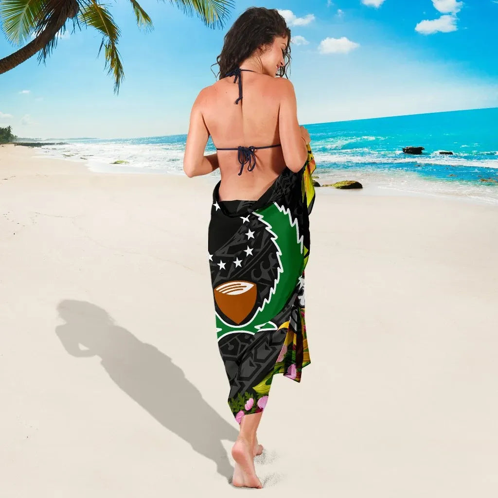Pohnpei State Sarong - Custom Personalised Seal Spiral Polynesian Patterns