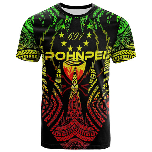 Pohnpei T-Shirt - Micronesian Teeth Shark Style Reggae