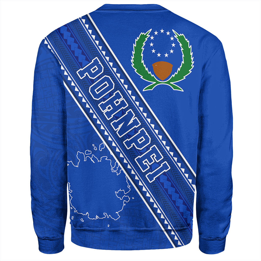 Pohnpei State Sweatshirt Flag And Coat Of Arms