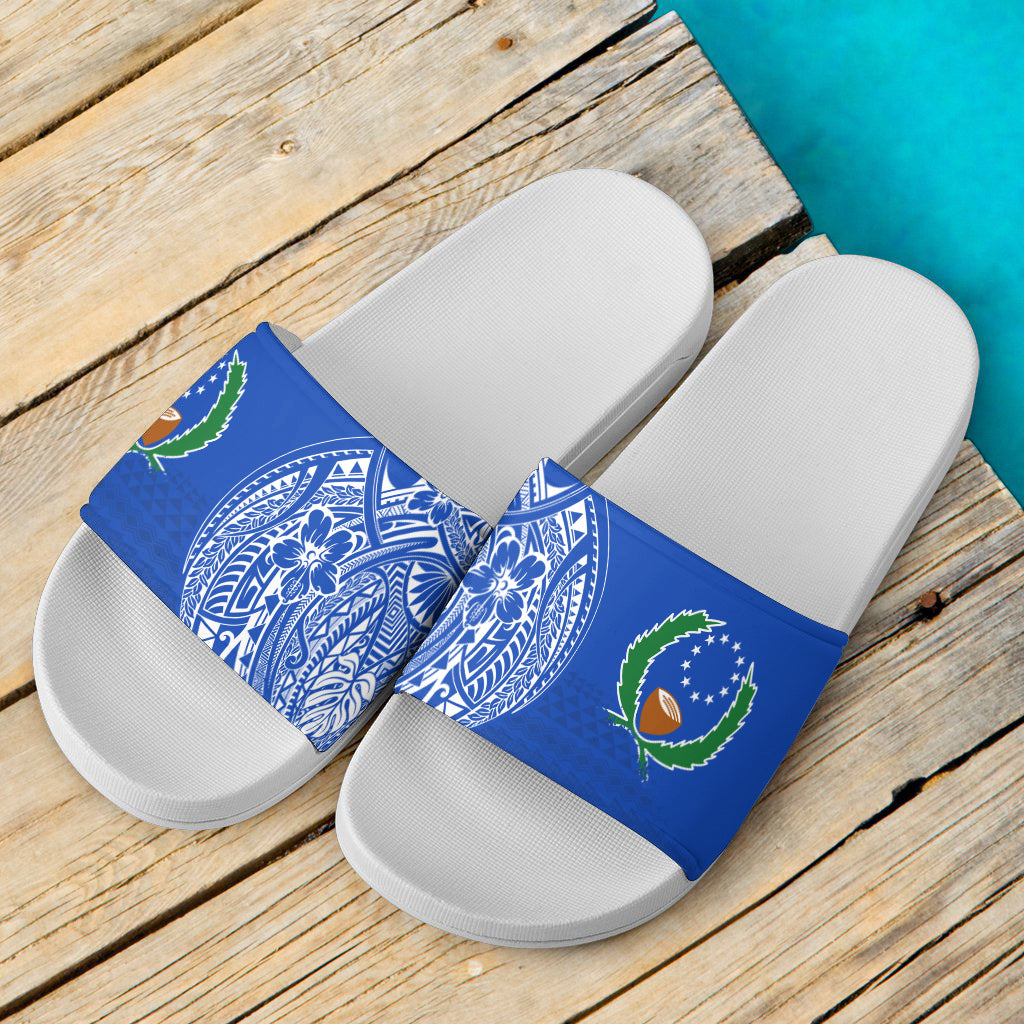 Pohnpei State Sandals Polynesian Flag With Coat Of Arms