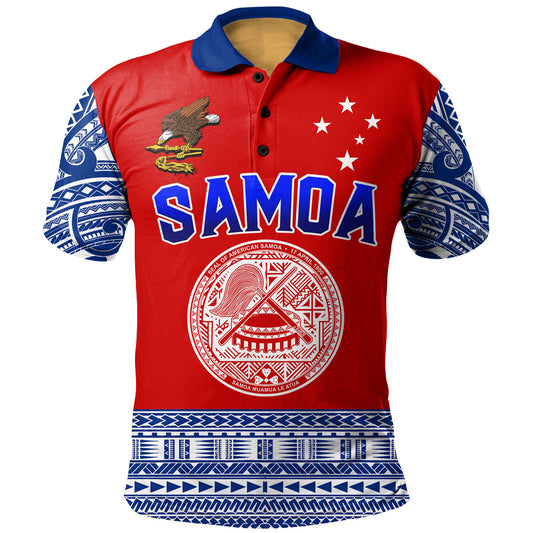 Samoa Polo Shirt American Samoa Seal Simple Style