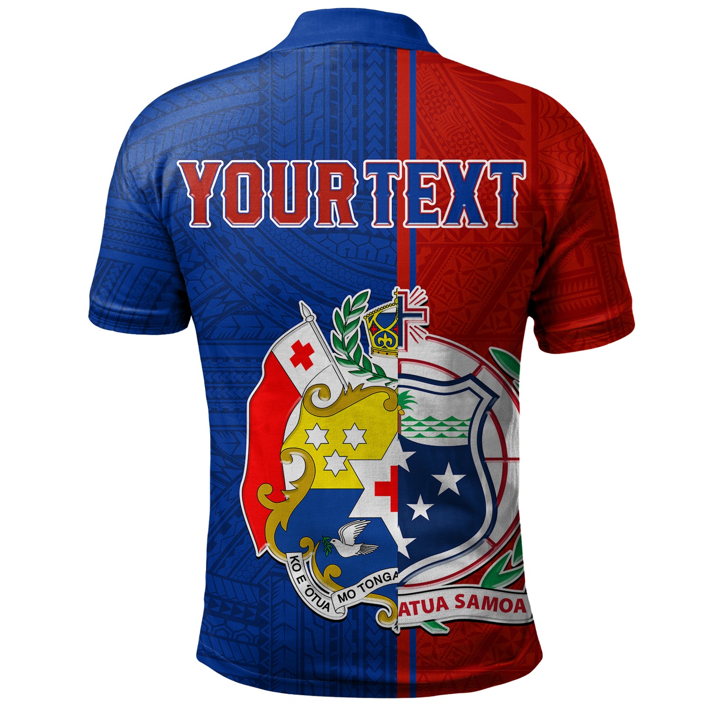 Tokouso Polo Shirt - Custom Tonga And Samoa Together