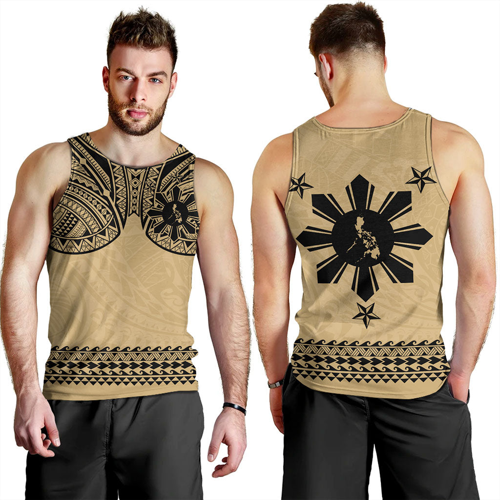 Philippines Filipinos Tank Top Polynesian Tribal Filipinos Tattoo Sun Star