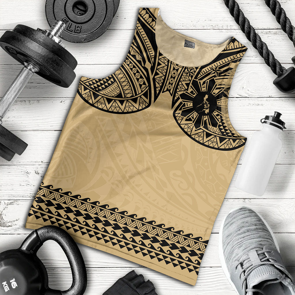 Philippines Filipinos Tank Top Polynesian Tribal Filipinos Tattoo Sun Star